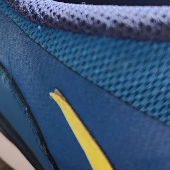 NIKE FLEX TRAINER 5 WOMAN SIZE 8 running shoes blue and green - Picture 5 of 9